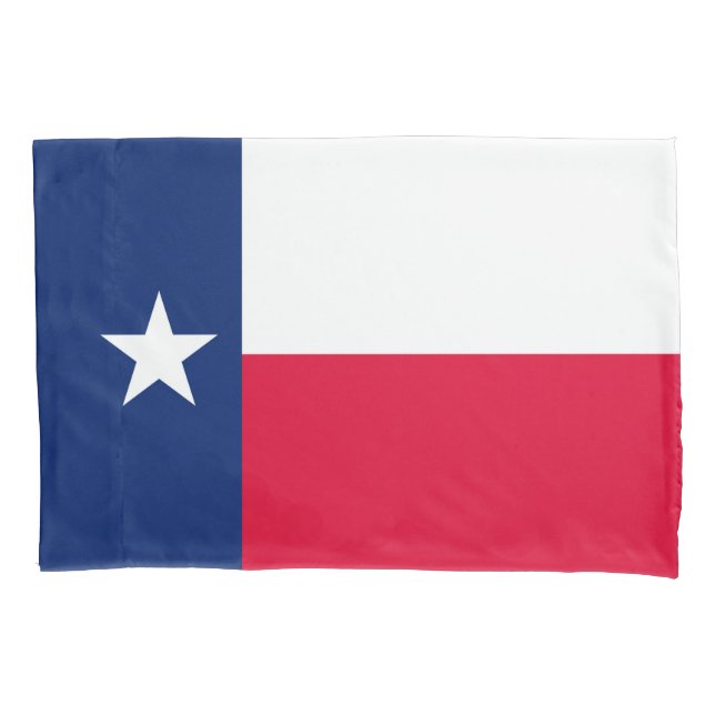 Dynamic  Texas State Flag Graphic on a Pillowcase (Front)
