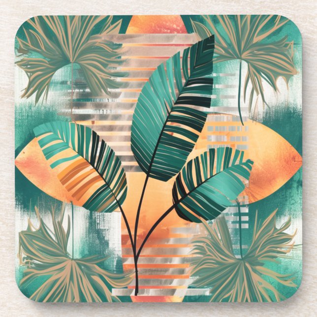 Dynamic tropical wave coaster (Front)