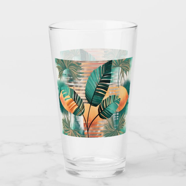 Dynamic tropical wave glass (Front)