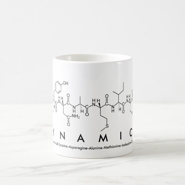 Dynamics peptide word mug (Center)