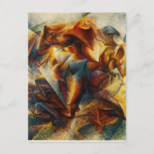 Dynamism of a soccer player by Umberto Boccioni Postcard