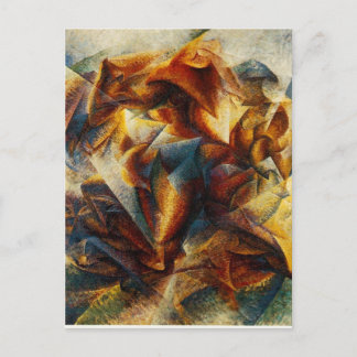 Dynamism of a soccer player by Umberto Boccioni Postcard