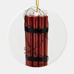 dynamite ceramic tree decoration