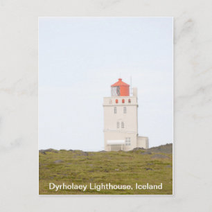 Dyrholaey Lighthouse Iceland Postcard