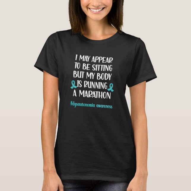 Dysautonomia Awareness | Dysautonomia Warrior POTS T-Shirt (Front)