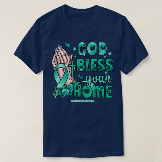 Dysautonomia Awareness god bless faith hope T-Shirt (Design Front)