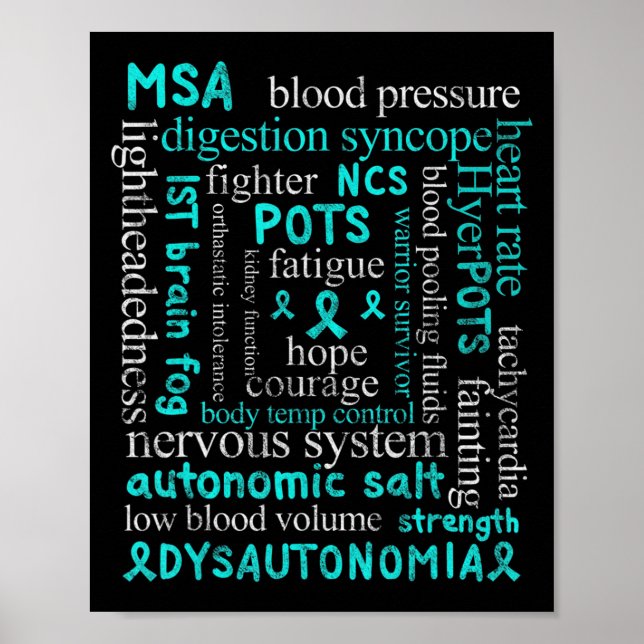 Dysautonomia Awareness Month dysautonomia patient  Poster (Front)