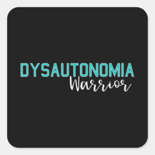 Dysautonomia Awareness Month POTS HyperPOTS NCS Wa Square Sticker