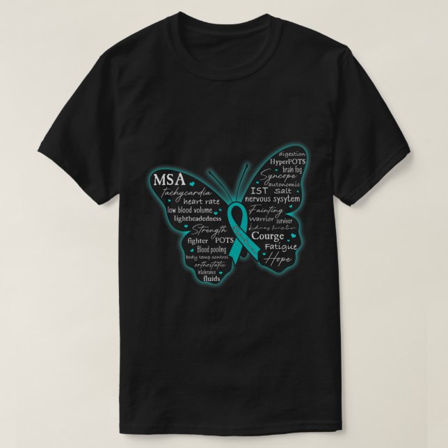 Dysautonomia Awareness POTS HyperPOTS NCS Month T- T-Shirt (Design Front)