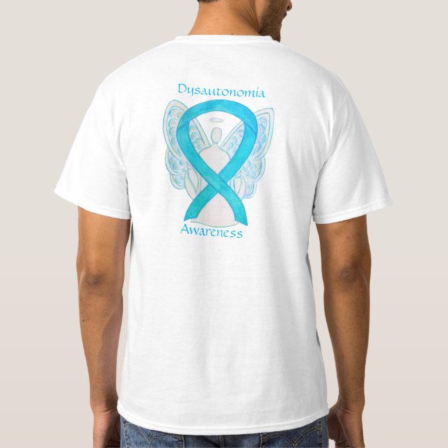 Dysautonomia Awareness Ribbon Angel Shirts (Back)