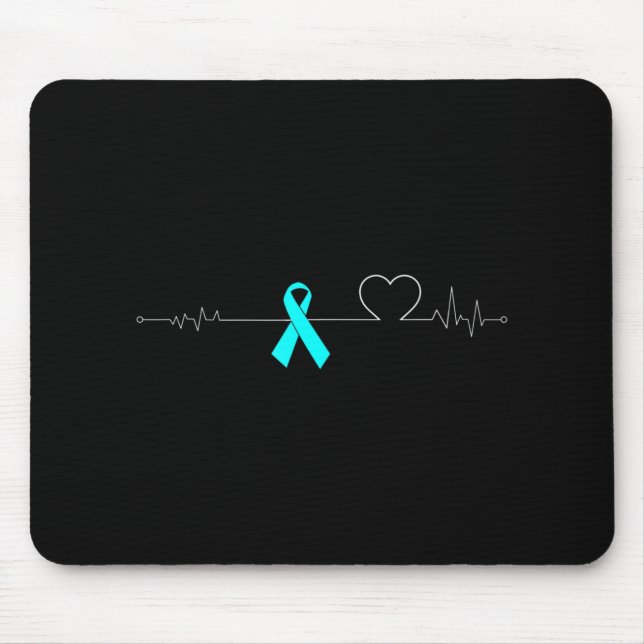 Dysautonomia Heartbeat Pulse EKG NCS Strong POTS M Mouse Mat (Front)