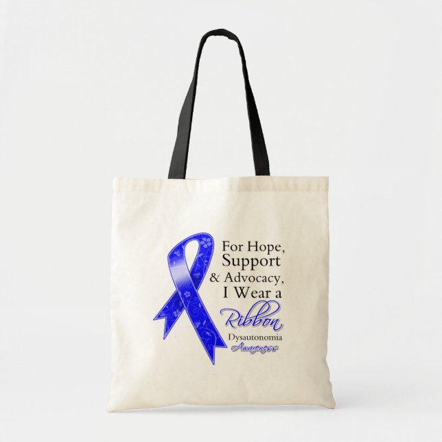 Dysautonomia Support Hope Awareness Tote Bag (Front)