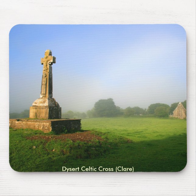 Dysert o Dea celtic cross Mouse Mat (Front)