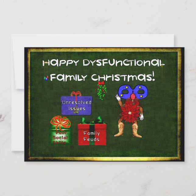 Dysfunctional Family Christmas Invitation (Front)