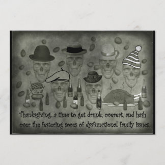 Dysfunctional Family Diiner Invitation