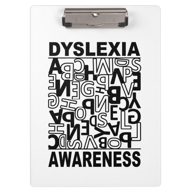 Dyslexia Awareness Dyslexia Teachers Students     Clipboard (Front)