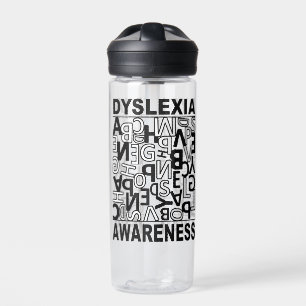 Dyslexia Awareness Dyslexia Teachers Students  Water Bottle