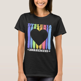 Dyslexia awareness dyslexic reading disorder T-Shirt