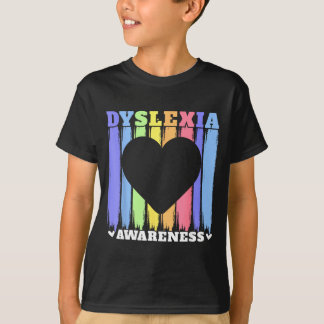 Dyslexia awareness dyslexic reading disorder T-Shirt