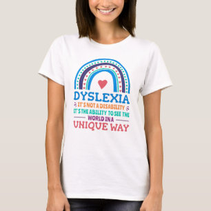 Dyslexia Awareness Dyslexic T-Shirt