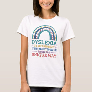Dyslexia Awareness Dyslexic T-Shirt