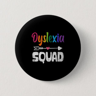 Dyslexia Awareness Month Dyslexia Teacher Therapis 6 Cm Round Badge
