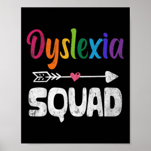 Dyslexia Awareness Month Dyslexia Teacher Therapis Poster