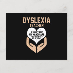 Dyslexia Awareness month, october Postcard