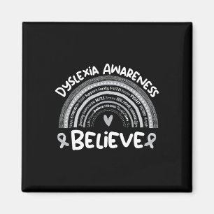 Dyslexia Awareness Month Shirt Dyslexia Magnet
