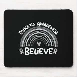 Dyslexia Awareness Month Shirt Dyslexia Mouse Mat
