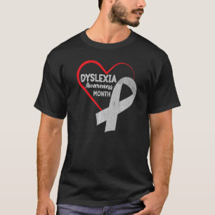 Dyslexia Awareness Month Teachers Students Graphi T-Shirt