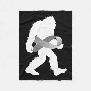 Dyslexia Awareness Reading Disability Sasquatch Fleece Blanket