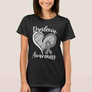 Dyslexia Awareness Reading Disorder Learning Disab T-Shirt