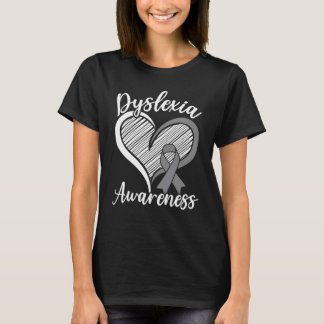 Dyslexia Awareness Reading Disorder Learning Disab T-Shirt