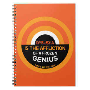 Dyslexia Awareness Support Dyslexic Gifts Mug Notebook