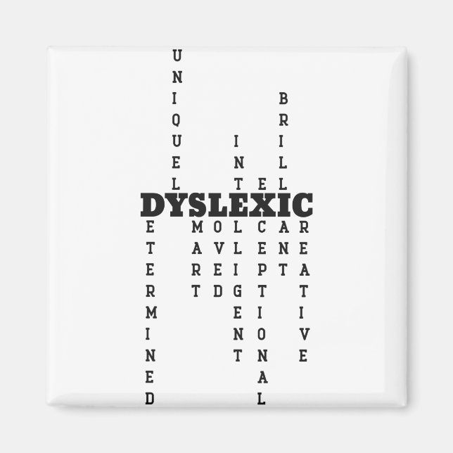 Dyslexia Definition Magnet (Front)