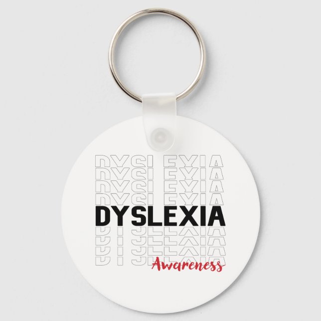 Dyslexia Key Ring (Front)