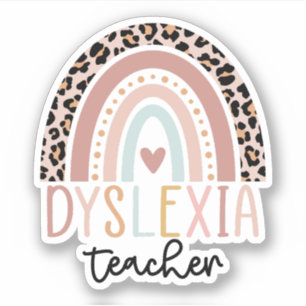 Dyslexia Teacher Rainbow, Dyslexia Awareness