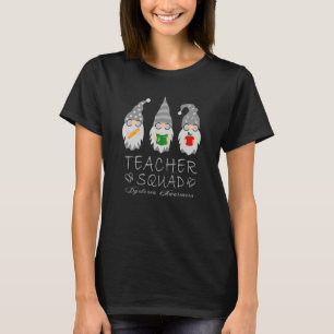 Dyslexia Teacher Squad Therapist Dyslexia Awarenes T-Shirt