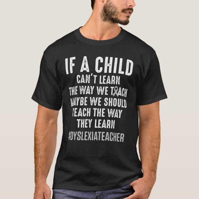 Dyslexia Teacher Therapist Dyslexic Therapy  2 T-Shirt (Front)