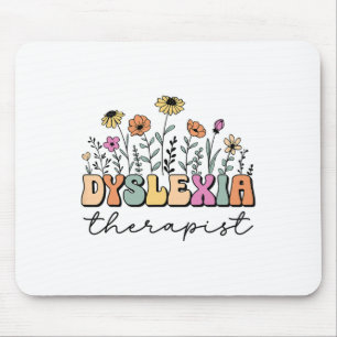 Dyslexia Therapist Retro Dyslexia Awareness For Te Mouse Mat
