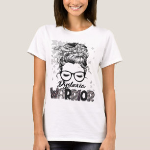 Dyslexia Warrior Women Girl Survivor T-Shirt