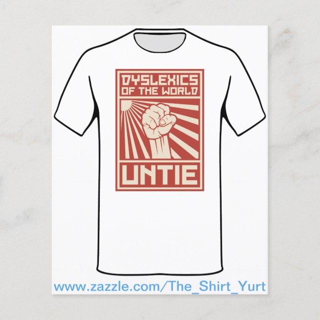 Dyslexics of the World UNTIE (Front)