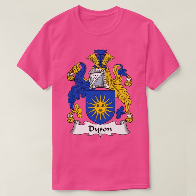 Dyson Coat of Arms Family Crest  T-Shirt (Design Front)