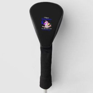 Dystonia Awareness Funny Unicorn Friend Family Sup Golf Head Cover