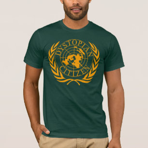 Dystopian Citizen - orange T-Shirt