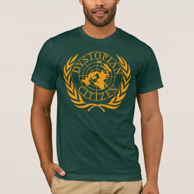 Dystopian Citizen - orange T-Shirt (Front)