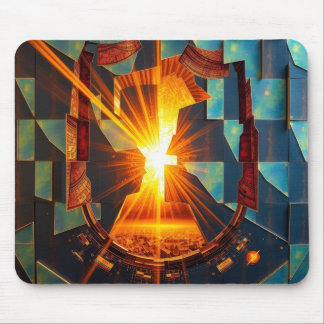 Dystopian Sunrise Mouse Mat