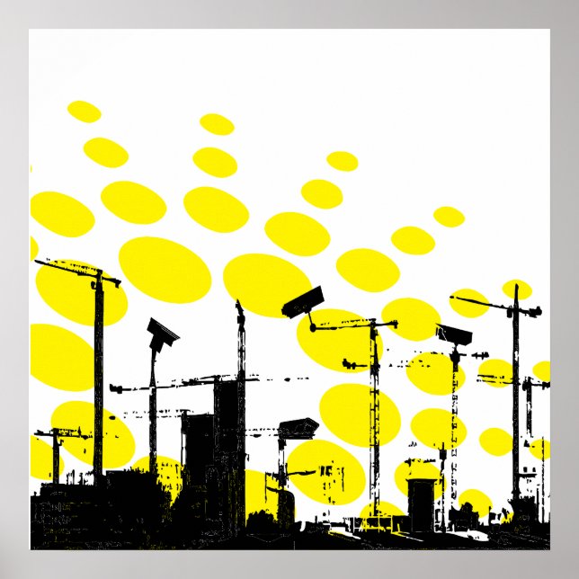 Dystopian sunrise poster (Front)