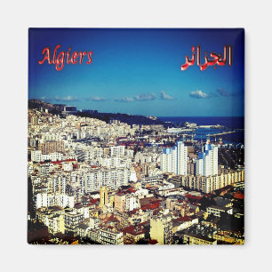 DZ - Algeria - Algeri - Panorama Magnet